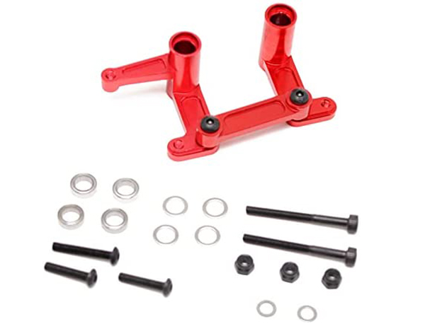 C30913RED Alloy Steering Bellcrank Set for Traxxas 1/10 Slash 2WD (3743) - Image 1