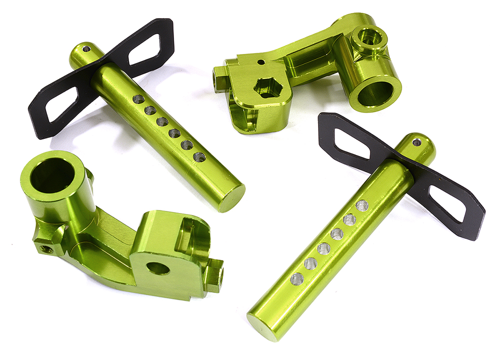 C30931GREEN Machined Rear Body Posts w/ Mounts for Arrma 1/5 Kraton 4X4 8S BLX ARA320485 - Image 1