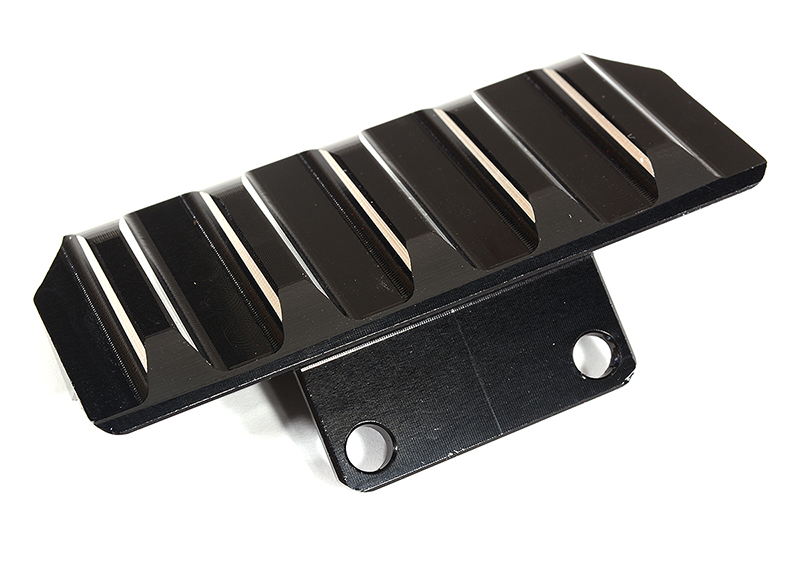 C30932BLACK Alloy Front Skid Plate for Arrma 1/8 Talion 6S BLX & Typhon 6S BLX (AR330230) - Image 1