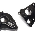 Billet Machined Gearbox Housings for Axial 1/24 SCX24 - Black