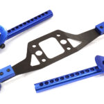 Machined Alloy Rear Body Posts w/ Mounts for Associated DR10 Drag Race Car RTR