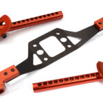 Machined Alloy Rear Body Posts w/ Mounts for Associated DR10 Drag Race Car RTR