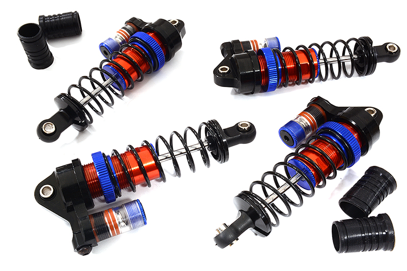 C30938RED Billet Machined Piggyback Shock Set for Arrma 1/10 Granite Voltage 2WD AR330433 - Image 1