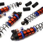 Machined Piggyback Shock Set for Arrma 1/10 Granite 4X4 3S BLX AR330550 AR330551
