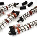 Machined Piggyback Shock Set for Arrma 1/10 Granite 4X4 3S BLX AR330550 AR330551