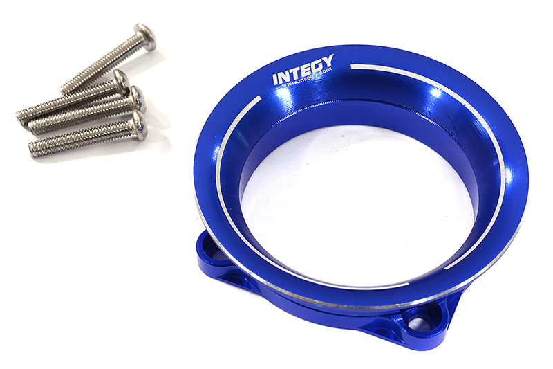 C30945BLUE Aluminum Cold Air Intake Ram Funnel for 40x40mm Size Cooling Fan - Image 1