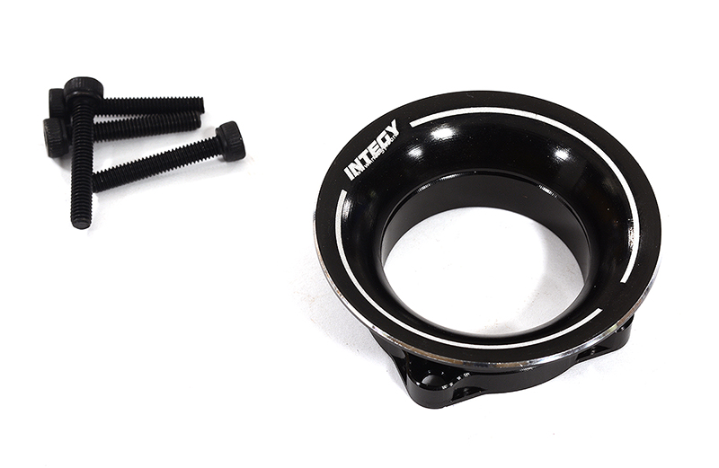 C30947BLACK Aluminum Cold Air Intake Ram Funnel for 25x25mm Size Cooling Fan - Image 1