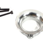 Aluminum Cold Air Intake Ram Funnel for 25x25mm Size Cooling Fan