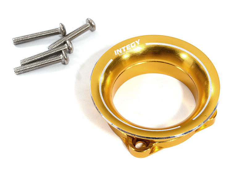 C30948GOLD Aluminum Cold Air Intake Ram Funnel for 30x30mm Size Cooling Fan - Image 1