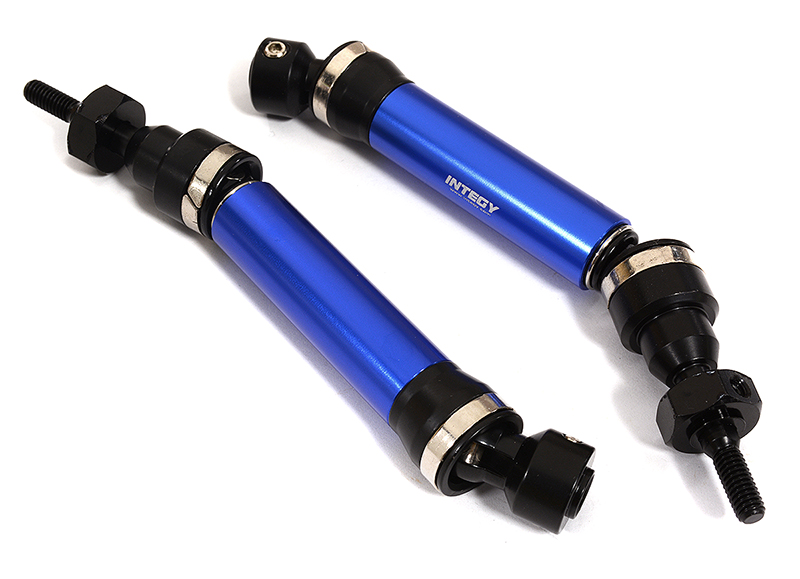 C30949BLUE Front Universal Drive Shaft (2) for Traxxas 1/10 Slash 4X4 & Stampede 4X4 6851X - Image 1