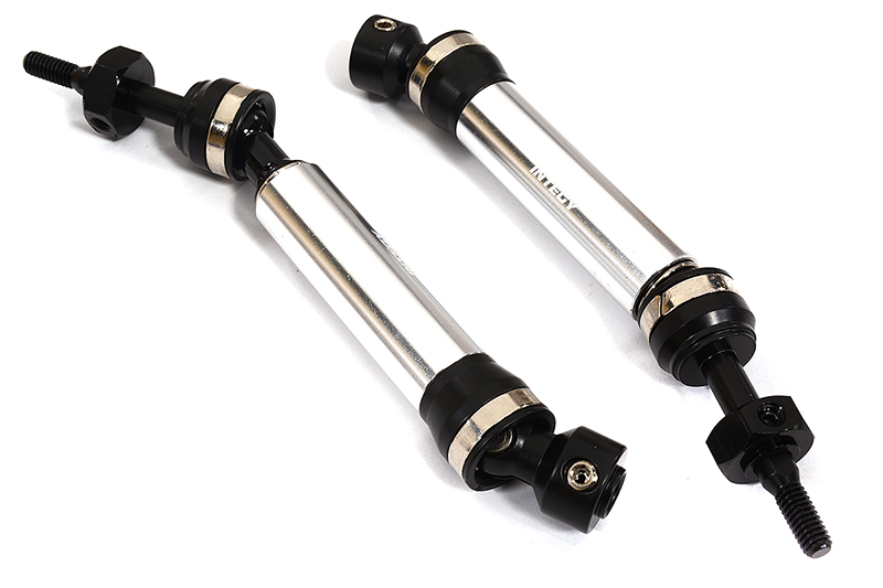 C30950SILVER Rear Universal Drive Shaft (2) for Traxxas 1/10 Slash 4X4 & Stampede 4X4 6852X - Image 1