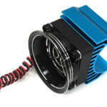 36mm Motor Heatsink + 40x40mm Fan w/ Intake Ram Funnel for Most 1/10 RC Crawler