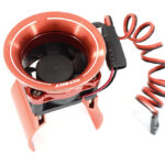 Thermo Controlled 30x30mm Fan w/ Intake Ram Funnel for 36mm Motor, 1/10 RC