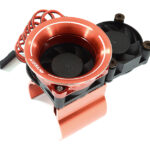 Thermo Controlled Twin 30x30mm Fan w/ Intake Ram Funnel for 36mm Motor, 1/10 RC
