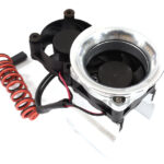 Thermo Controlled Twin 30x30mm Fan w/ Intake Ram Funnel for 36mm Motor, 1/10 RC