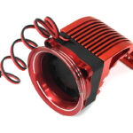 42mm Motor Heatsink + 40x40mm Fan w/ Intake Ram Funnel for Most 1/8 & 1/10 RC