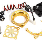 Thermo Controlled 30x30mm Fan w/ Intake Ram Funnel for 35-36mm Motor 540 & 550