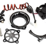 Thermo Controlled 30x30mm Fan w/ Intake Ram Funnel for 35-36mm Motor 540 & 550