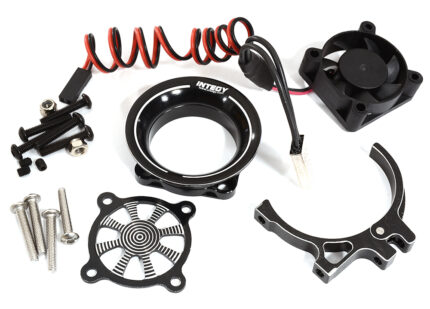 Thermo Controlled 30x30mm Fan w/ Intake Ram Funnel for 35-36mm Motor 540 & 550