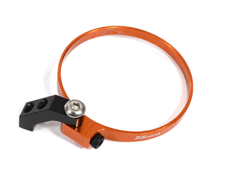 C30960ORANGE Alloy Clamp 35mm Type Cooling Fan Mount for 36mm Size Electric R/C Motor - Image 1