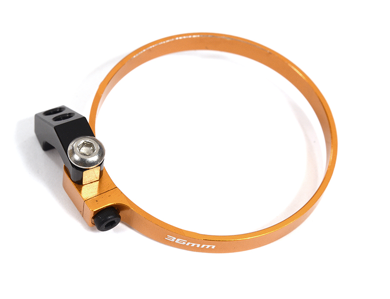 C30961GOLD Alloy Clamp Type Cooling Fan Mount for 36mm Size Electric R/C Motor - Image 1