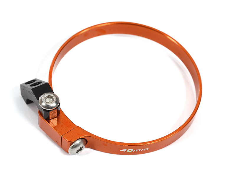 C30962ORANGE Alloy Clamp Type Cooling Fan Mount for 40mm Size Electric R/C Motor - Image 1