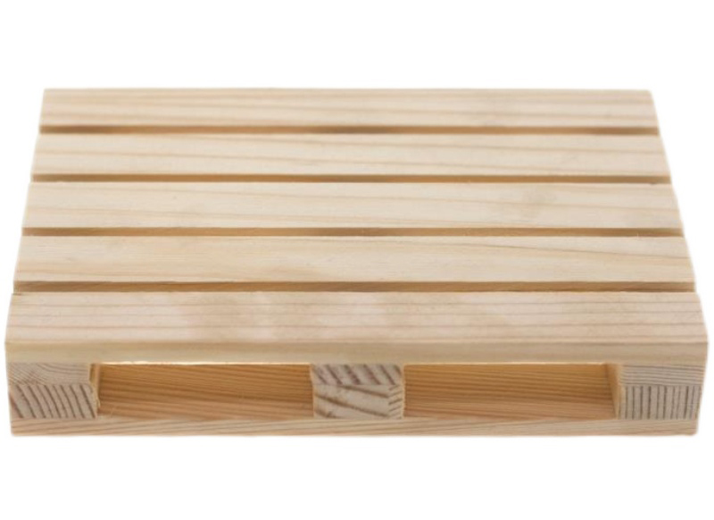 C30975 Miniature 1/10 Scale Wooden Pallet Kit for Realistic RC Scene 120x80x21mm - Image 1