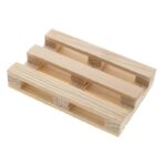 Miniature 1/10 Scale Wooden Pallet Kit for Realistic RC Scene 120x80x21mm - Image 3