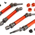 Front & Rear Universal Drive Shaft Set for Traxxas 1/10 Slash 4X4 6851X 6852X