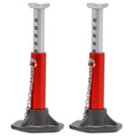Adjustable Heights 61-88mm Model Jack Stands (2) for 1/10 Scale