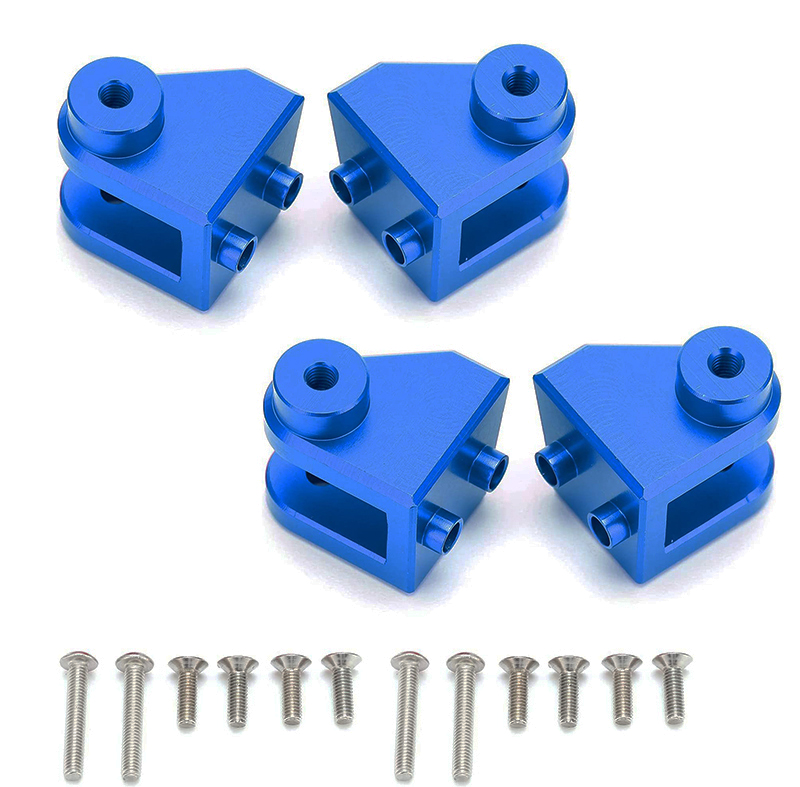 C30984BLUE Alloy Lower Linkage Mounts for Losi 1/8 LMT 1.0 4WD Monster Truck - Image 1