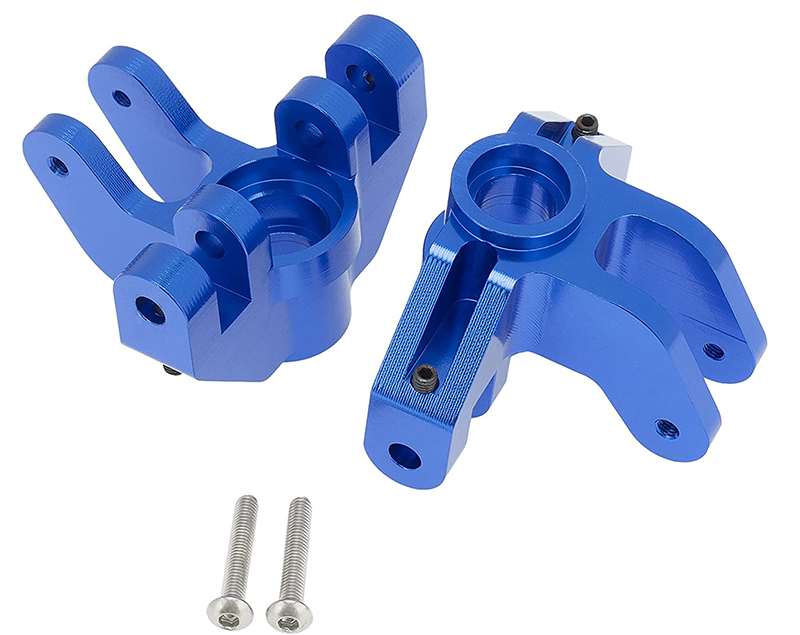 C30987BLUE Alloy Steering Blocks for Losi 1/8 LMT 1.0 4WD Monster Truck - Image 1