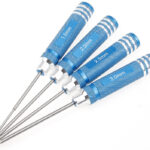 Blue Metric Size Allen Hex Wrench Driver Set 4pcs (1.5, 2, 2.5 & 3mm)