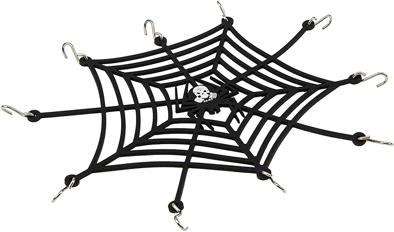 C31002BLACK Realistic Rubber Cargo Net 174x135mm for 1/10 Scale Crawler - Image 1