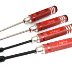 4pcs RC Tool Set, 1.5, 2mm Allen + 5.5 & 7 Hex Socket