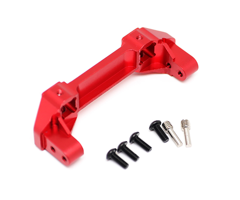C31036RED Alloy Front Bumper Mount for Traxxas TRX-4 Scale & Trail Crawler - Image 1