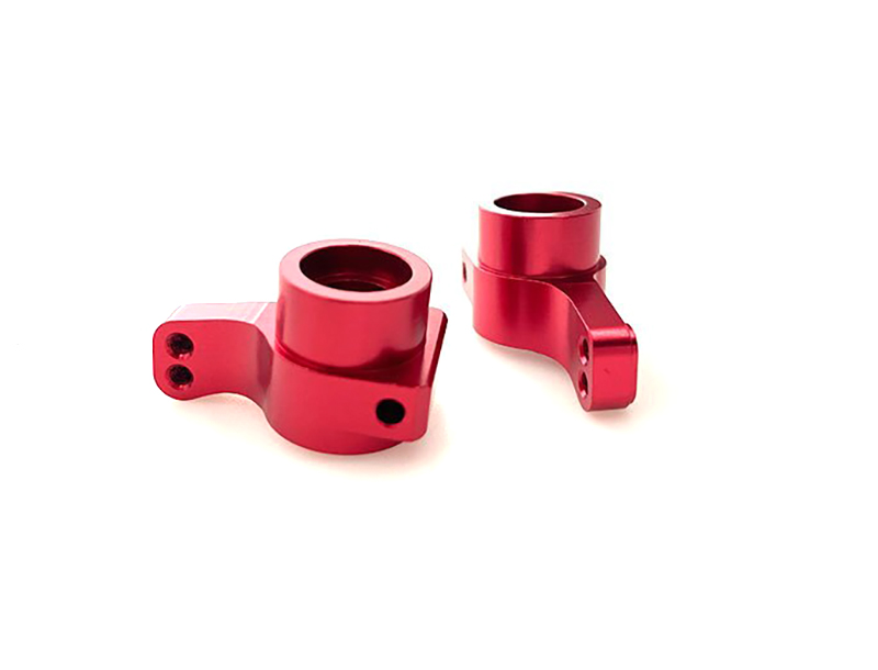 C31061RED Alloy Machined Rear Hub Carriers for Losi 1/10 2WD RTR 22S Drag, ST & SCT - Image 1