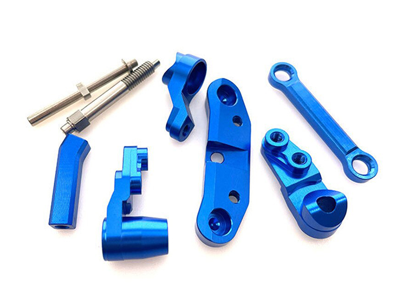 C31063BLUE Alloy Machined Steering Bellcrank Set for Losi 1/10 RTR 22S Drag, ST & SCT - Image 1