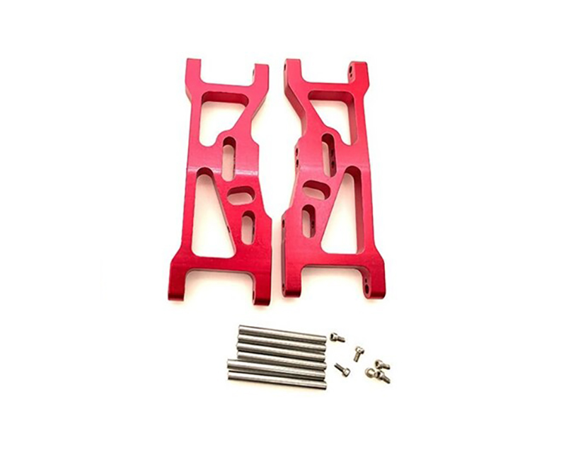 C31064RED Alloy Machined Front Suspension Arms for Losi 1/10 2WD RTR 22S SCT & ST - Image 1