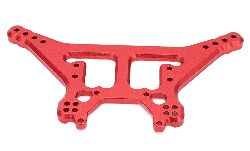 C31076RED Alloy Rear Shock Tower for Arrma 1/8 Kraton 6S BLX AR330222 - Image 1