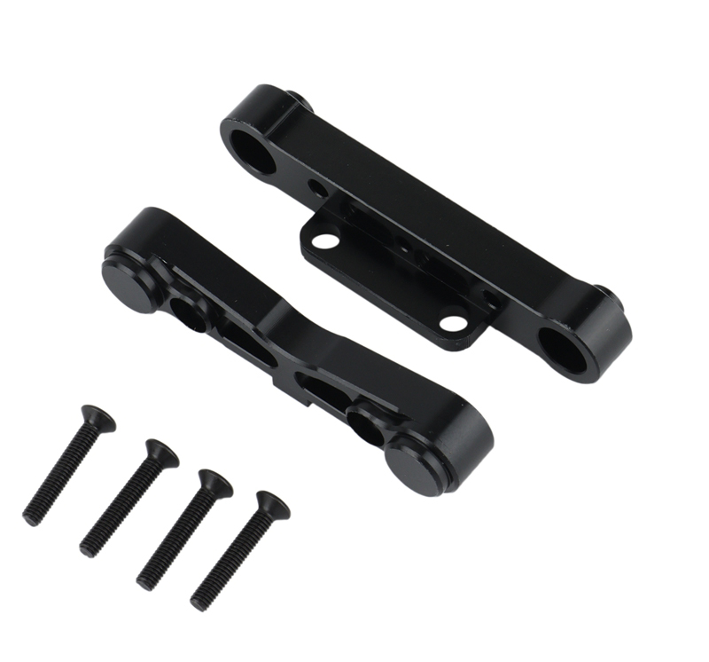 C31077BLACK Alloy Rear Lower Arm Mounts for Arrma 1/8 Kraton 6S BLX, Senton, Typhon AR330379 - Image 1