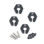 12mm Hex Wheel (4) Hub 5mm Thick for 1/10 Traxxas, Axial, Tamiya, Drift & TC