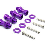 12-to-17mm Conversion Alloy Hex Wheel (4) Hub +25mm Offset for 1/10 Scale RC