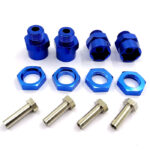 12-to-17mm Conversion Alloy Hex Wheel (4) Hub +10mm Offset for 1/10 Scale RC