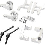 Alloy Steering & Castor Blocks, Arms & Drive Shafts for Tamiya Off-Road CC01