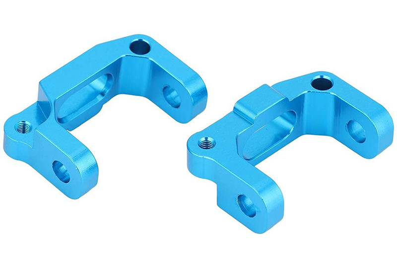 C31091BLUE Alloy Caster Blocks for Tamiya Scale Off-Road CC01 - Image 1
