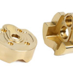 CNC Machined Brass 82g Each Portal Cover (2) for Axial 1/10 SCX10 III
