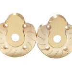 CNC Machined Brass 48g Each Axle Weight Add-On for Axial 1/10 SCX10 III