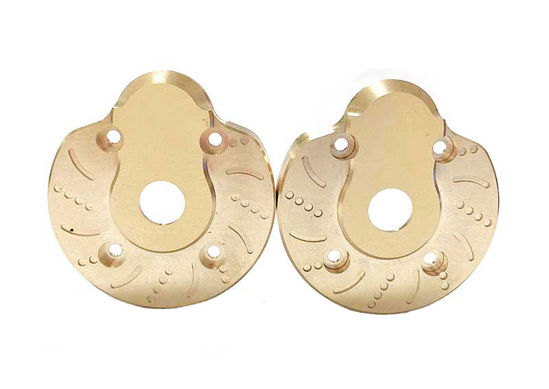 C31105 CNC Machined Brass 48g Each Axle Weight Add-On for Axial 1/10 SCX10 III - Image 1