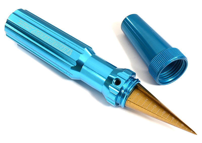 C31109BLUE Blue Body Reamer for 1/10, 1/8, 1/7, 1/6 & 1/5 Sizes (24mm Handle) - Image 1